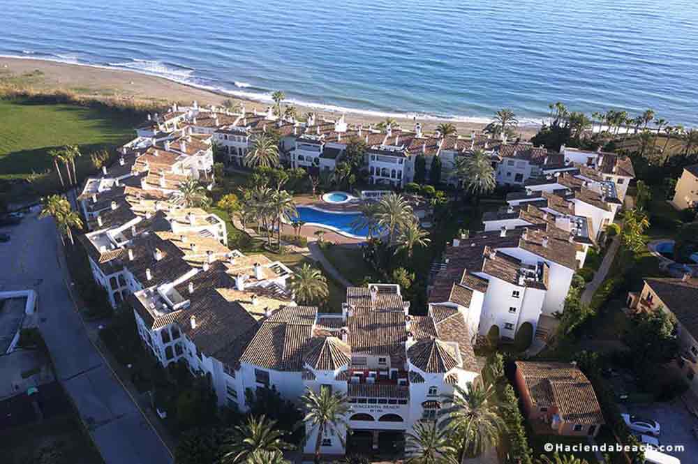 Hacienda Beach Estepona vista aérea